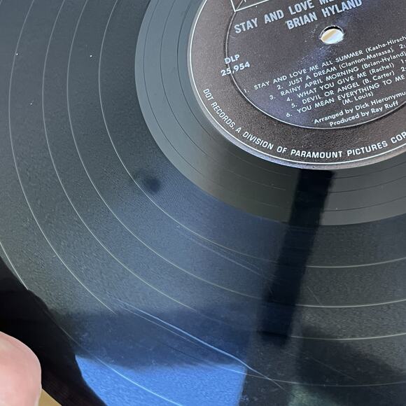 Brian Hyland Stay And Love Me All Summer Vinyl LP 1969 Dot DLP 25954 - Picture 6 of 11